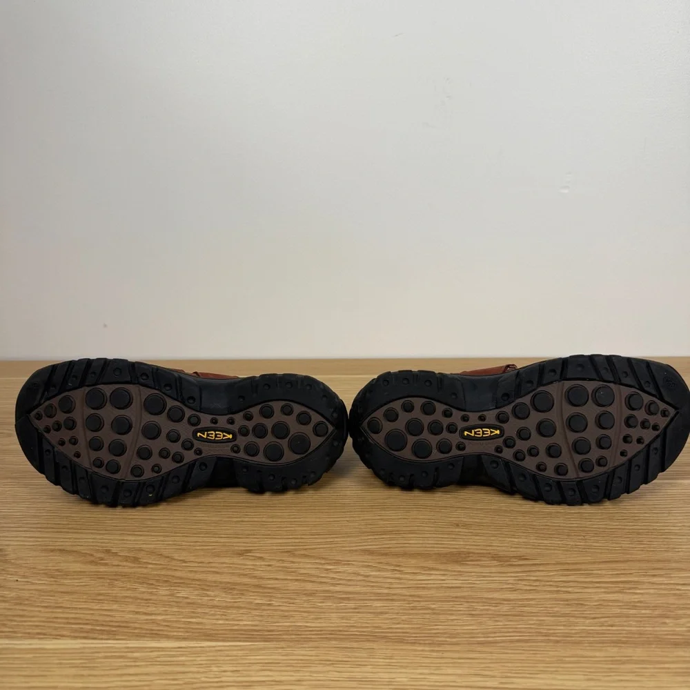 Keen Monterey Chestnut/ Rust Leather Fishing Hiking Sandals Women’s 6.5 EU 37 - Picture 7 of 8